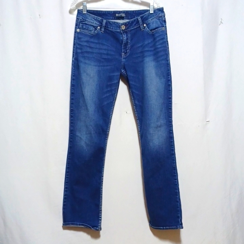 BOOTHEEL TRADING CO JEANS SIZE 31/10 32 NICE FADE JOB